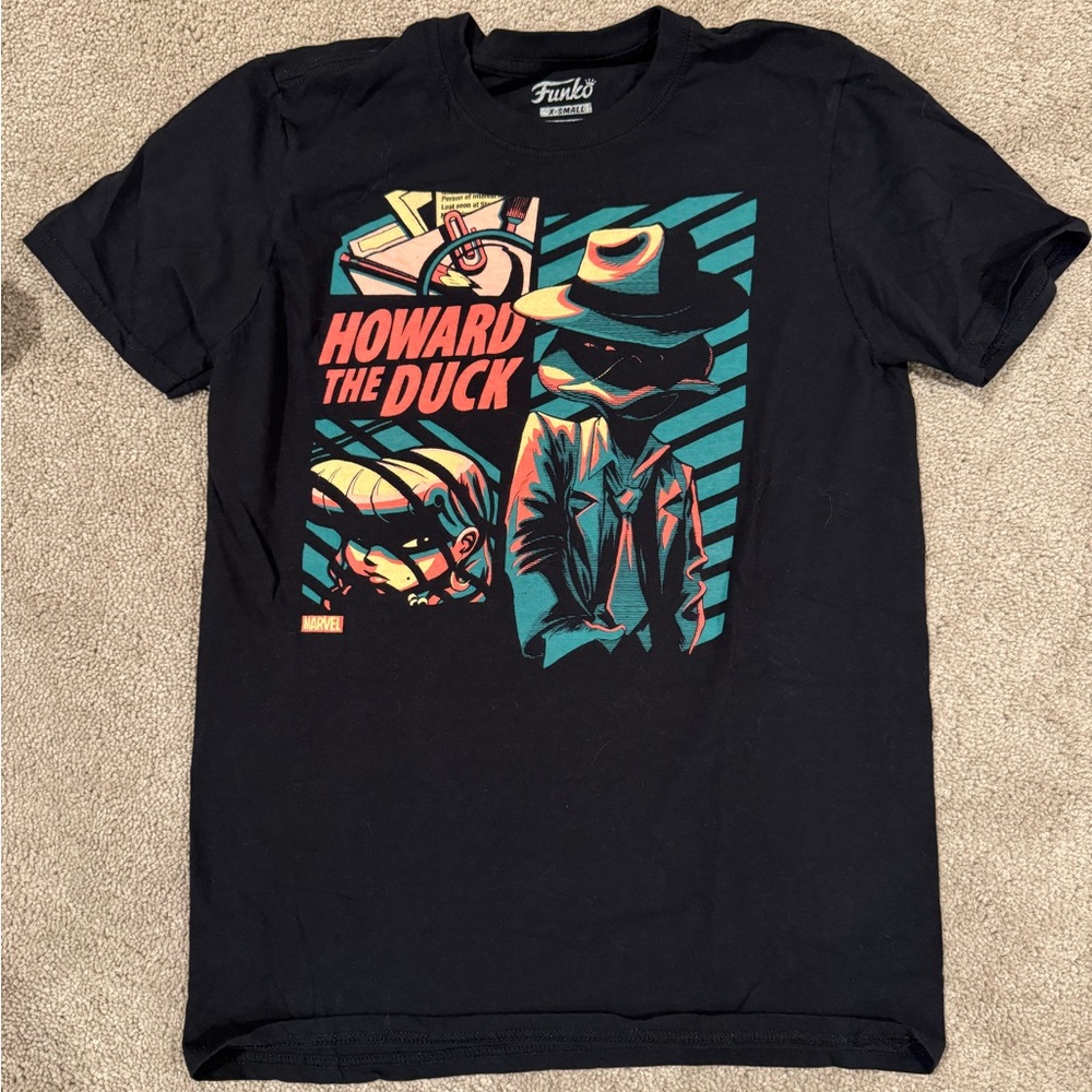 Marvel Collector Corps Howard the Duck T-shirt XS Black
